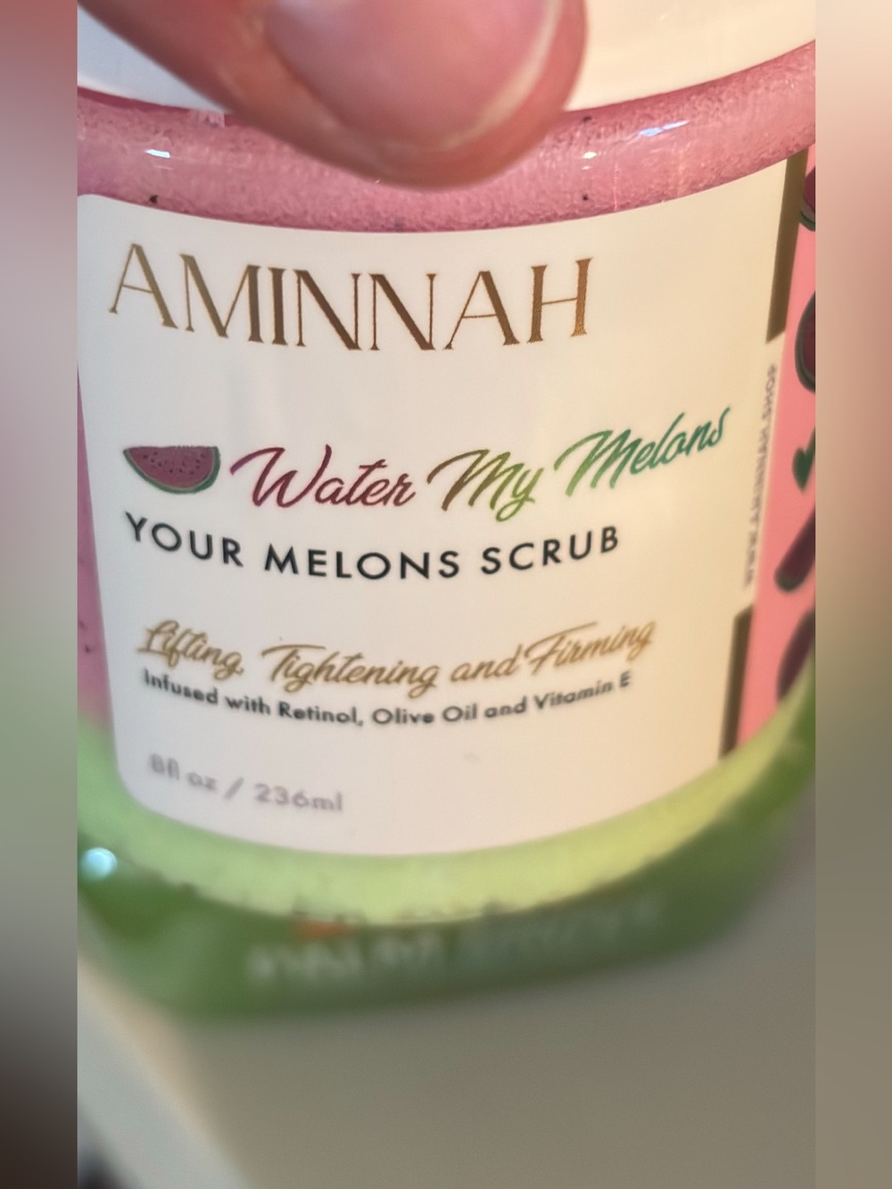Aminnah Water my Melons scrub - Picture 3 of 3